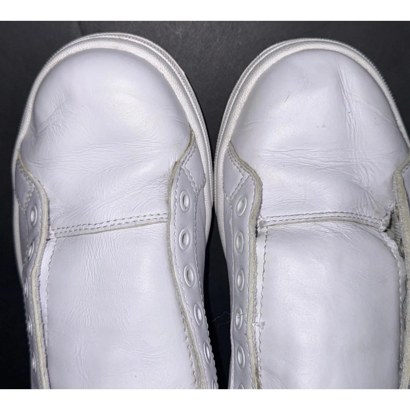 Fred Perry White Canvas Low Trainer Designer Athleisure Sneakers Shoes Womens 6 - Image 12