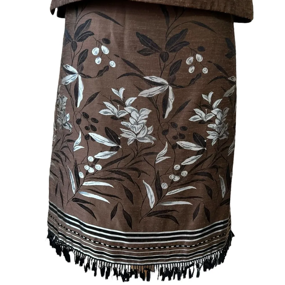 RICKIE FREEMAN TERI JON Faux Silk Beaded - Image 9