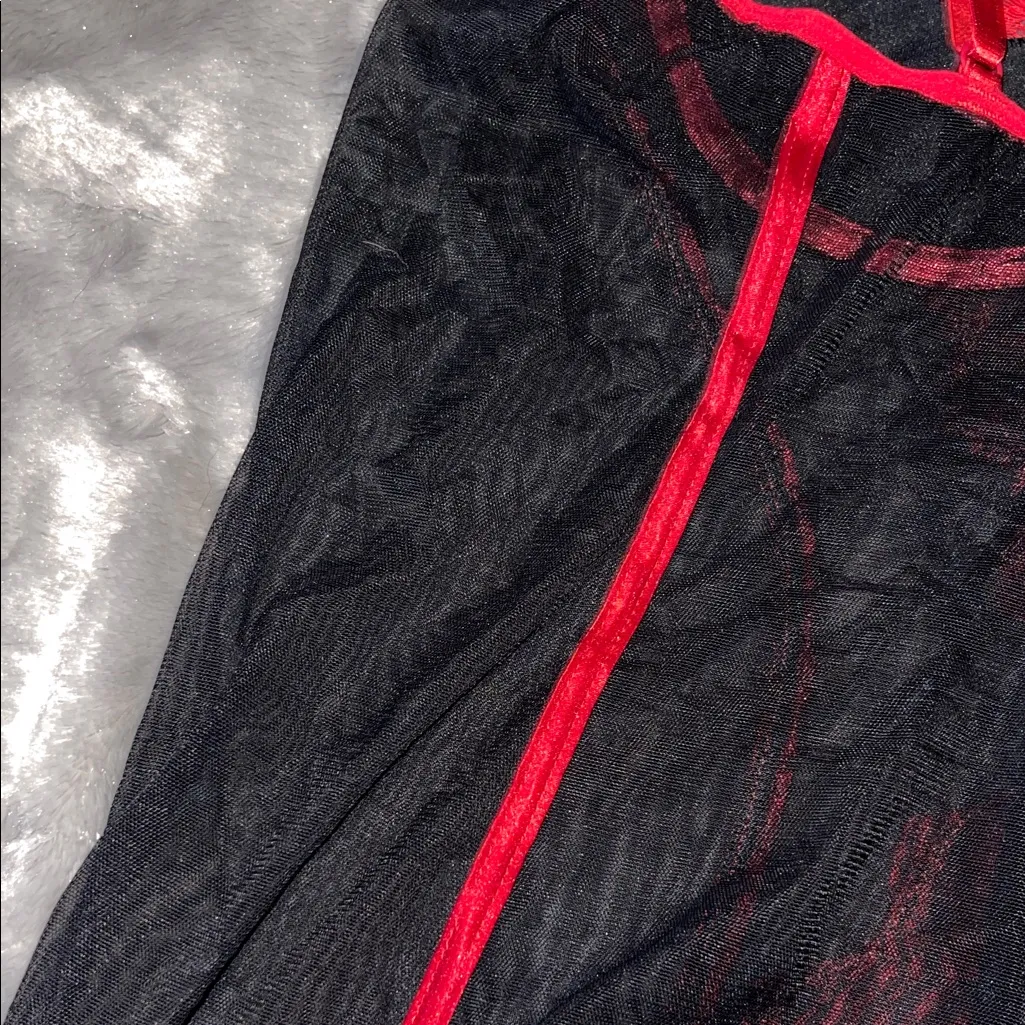 Intimate Attitudes Black & Red Lace Lingerie - Image 8