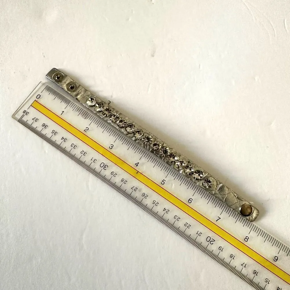 Yik Fung rhinestone wrap bracelet Gray - Image 8