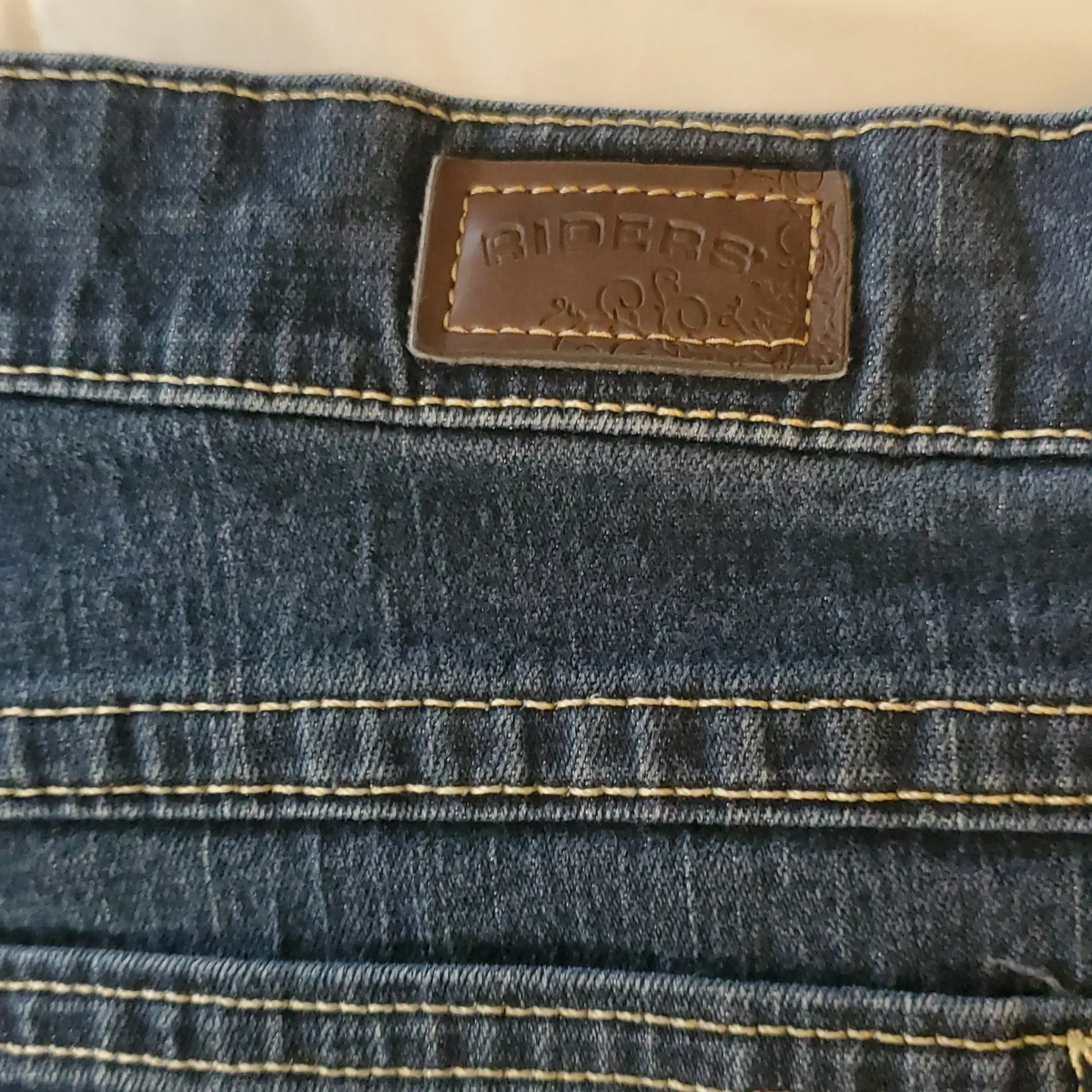Riders by Lee Blue Straight Leg Jeans  Size:10M - Image 6