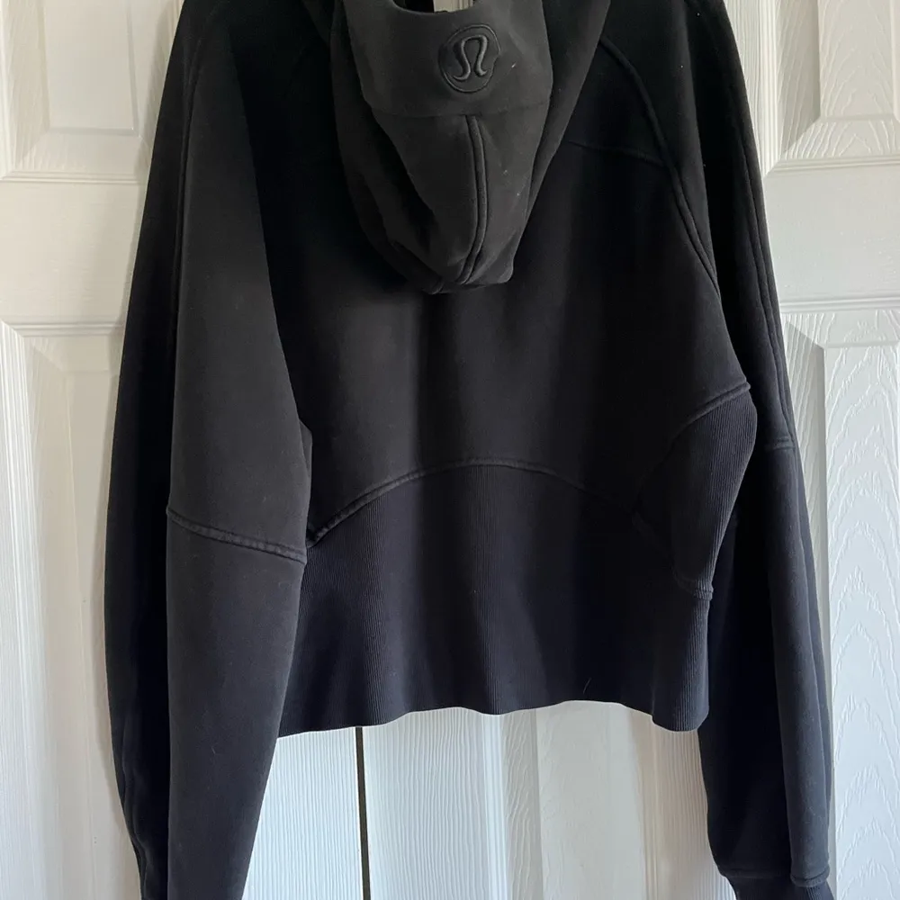 lululemon athletica Scuba Oversized 1/2 Zip Hoodie Black -Size XL/XXL - Image 4