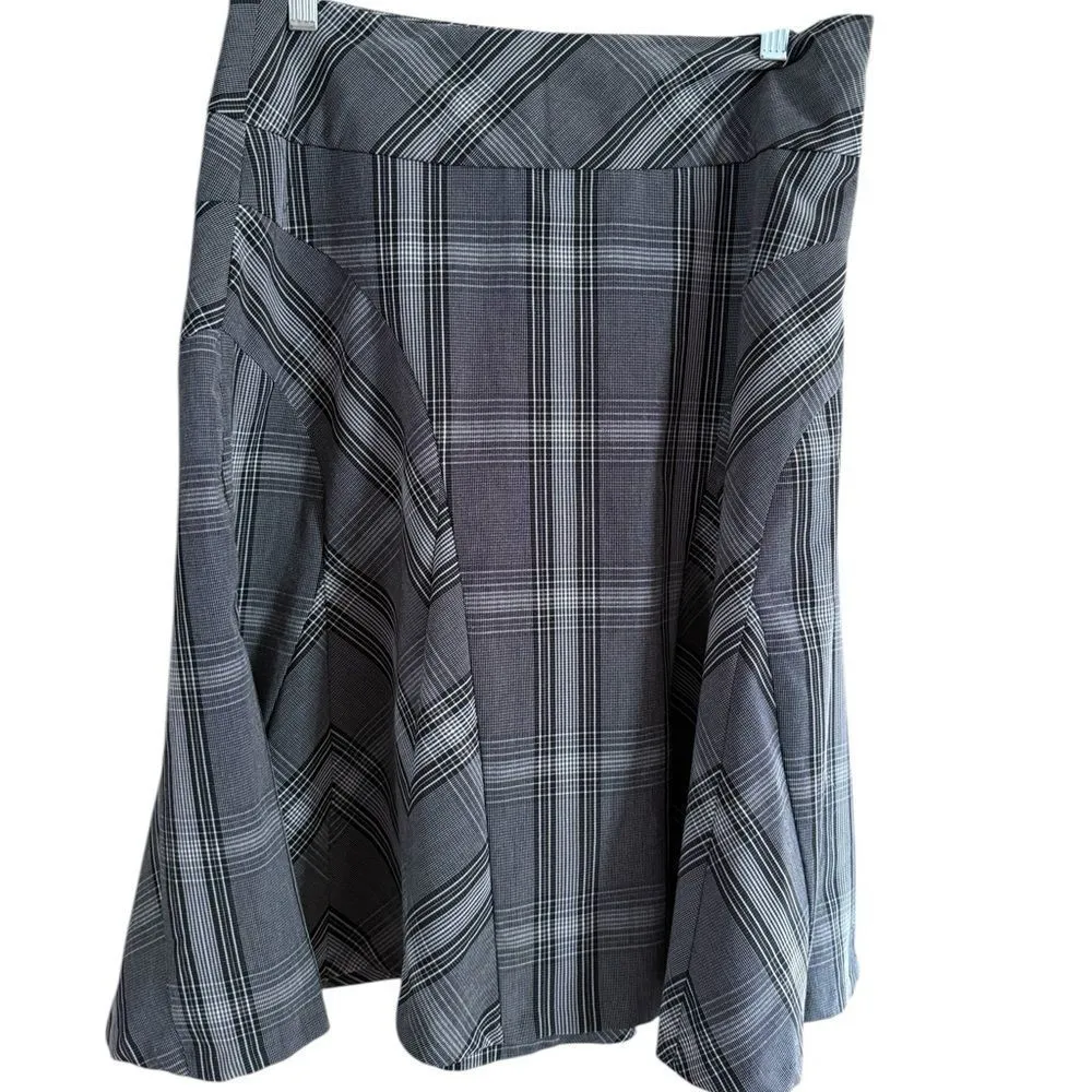 Grace Elements  Gray A Line Pleated Midi Skirt - Image 9