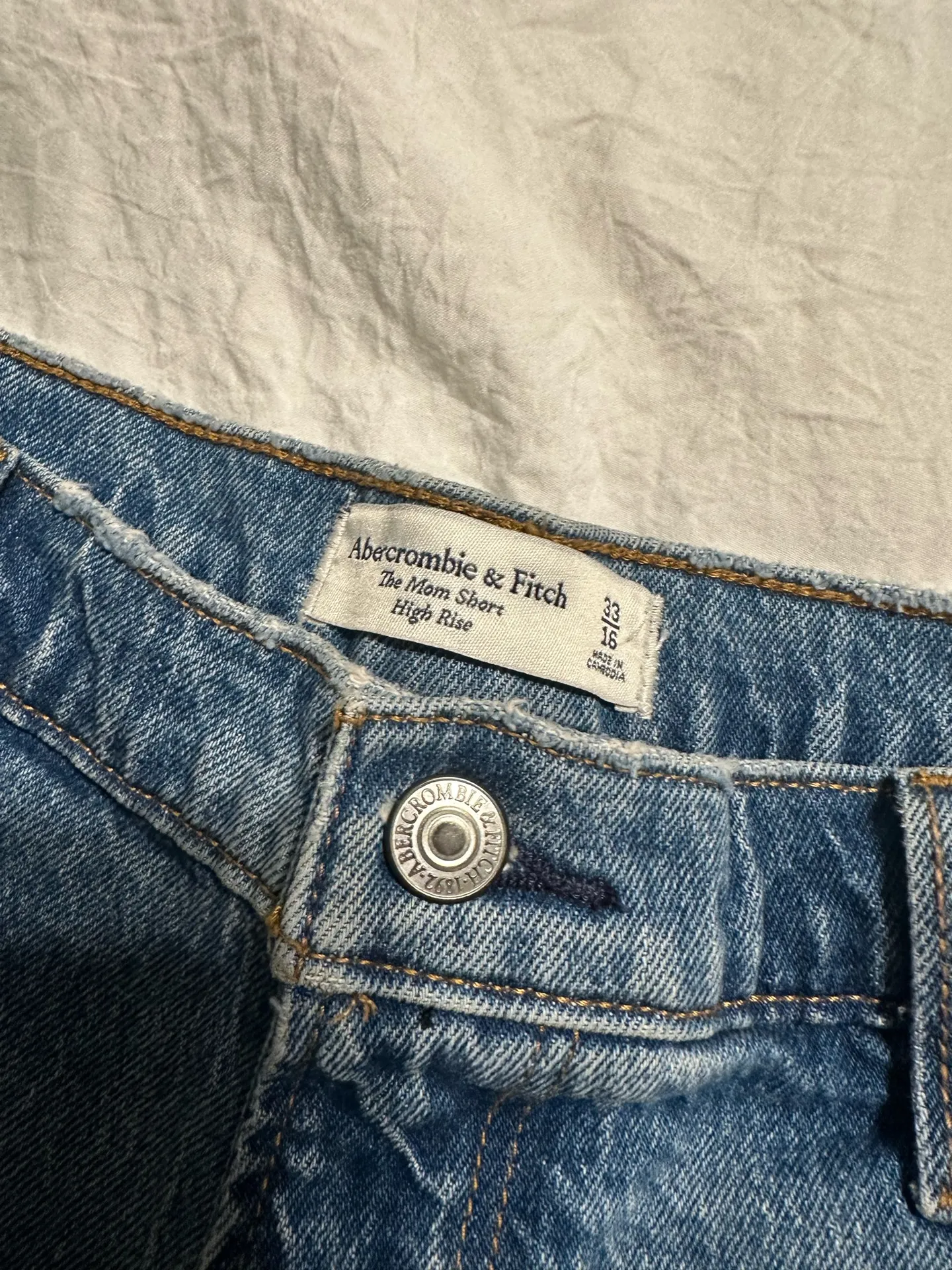 Abercrombie High-Rise Mom Shorts Curve Love - Image 3