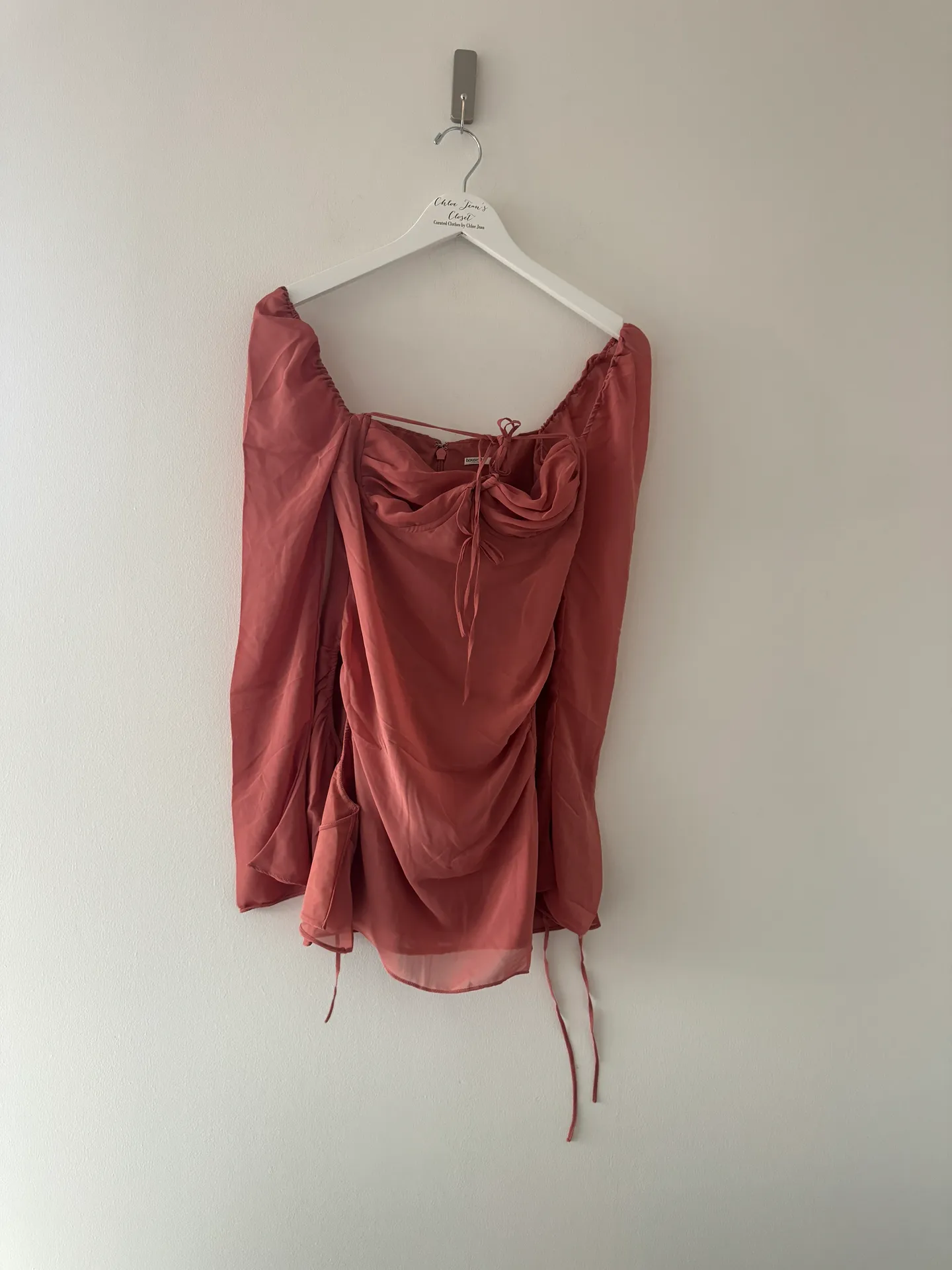 Baby Pink Mini Dress - Image 4