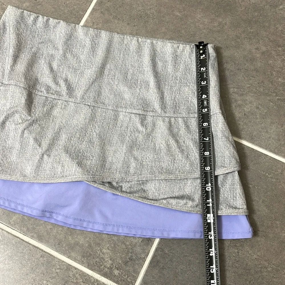 Lucky In Love Tennis Skirt size Large Gray - Image 3