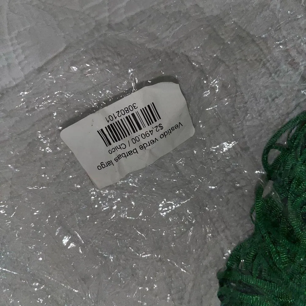 Long beard green dress - Image 7