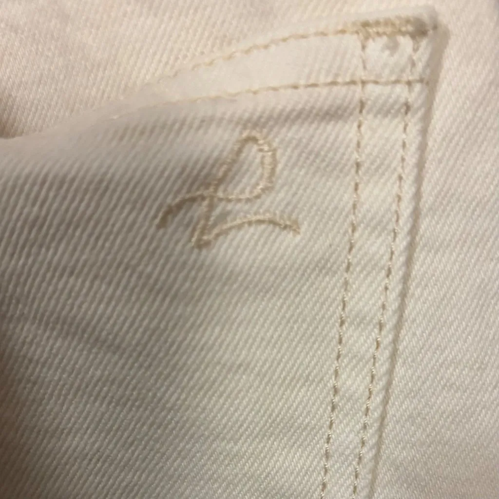 DL1961 Miro Barrel High Rise Crop Vintage Jeans Size 25 Frayed Hem - Image 4