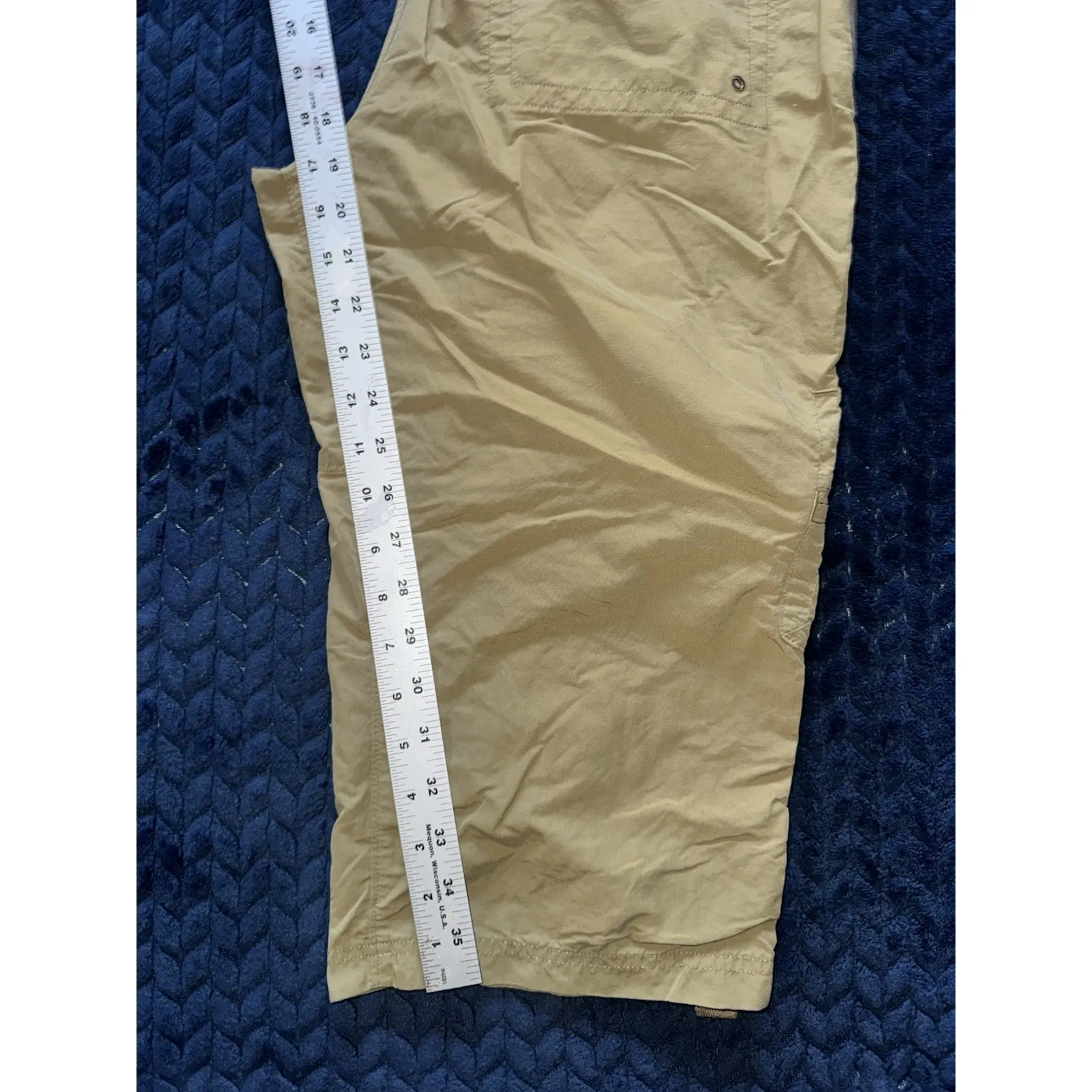 Columbia Women's Titanium Cargo Capri‎ Beige Pockets Hiking Outdoors Sz 10 - Image 10