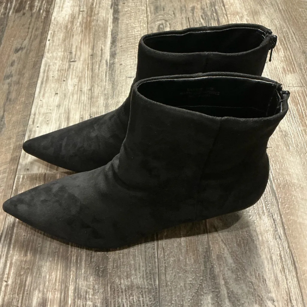 Elegant Black Ankle Boots Size 11 - Image 9