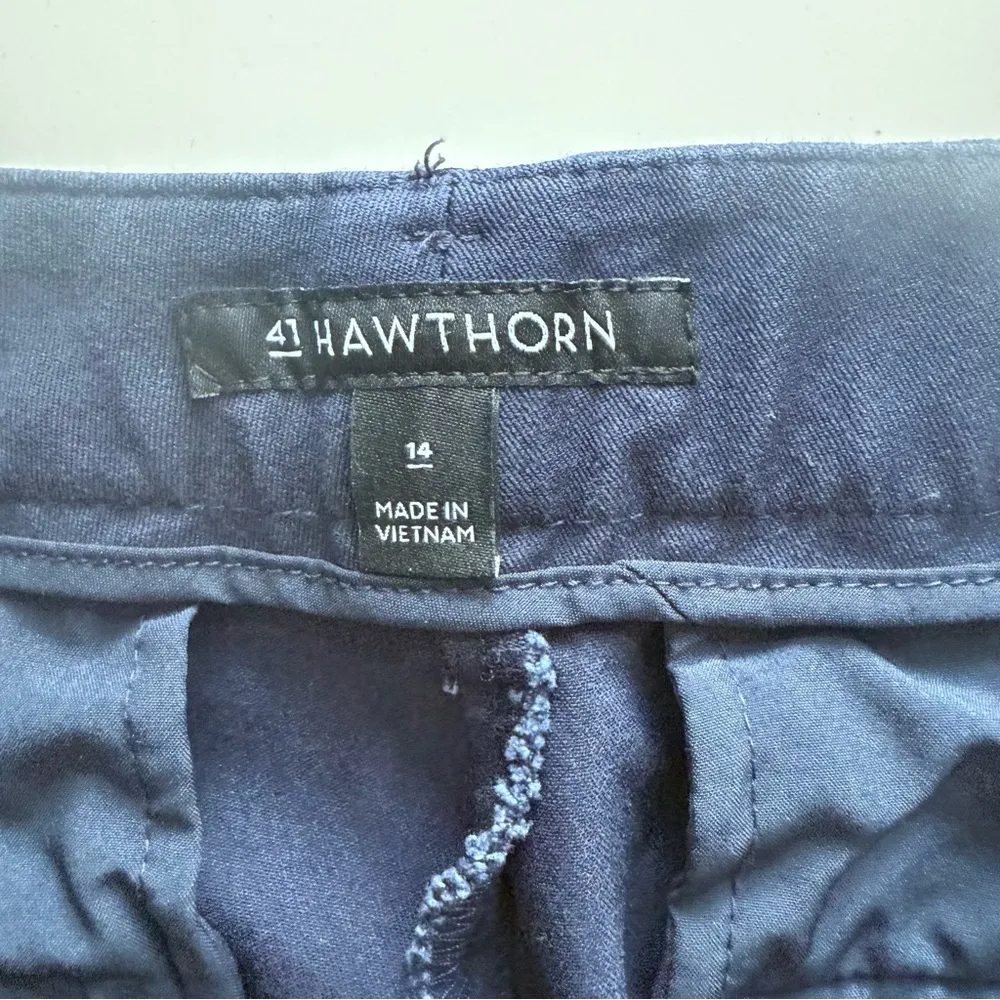 41 Hawthorn Navy Dress Slacks size 14 Blue - Image 4