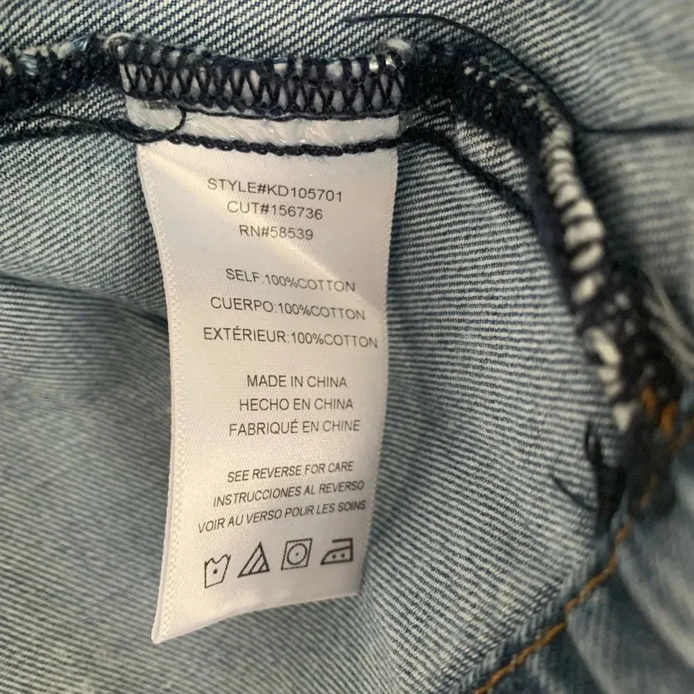 Kut From The Cloth Button Front Denim Mini Dress - Size 10‎ - NWT - Image 8