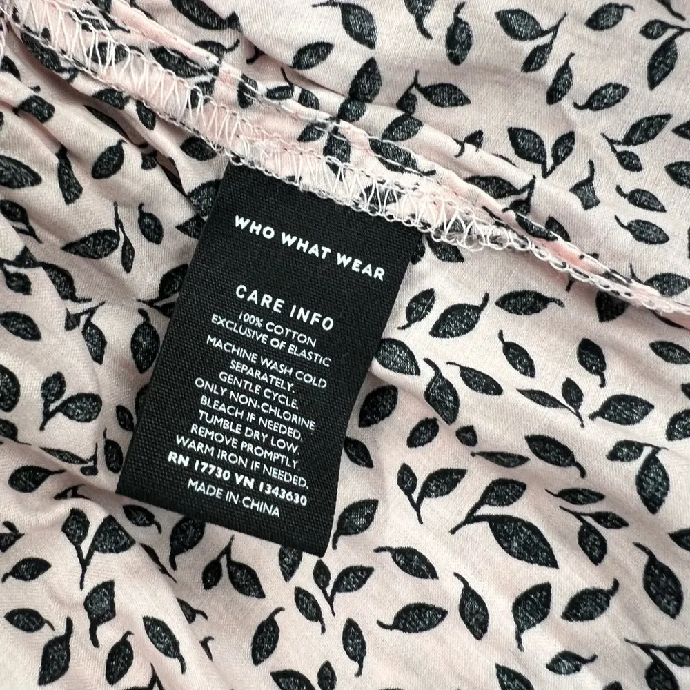 Women's Balloon 3/4 Sleeve Smocked Peplum Top M - Image 11