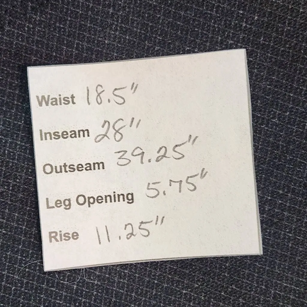 DKNY Black Pull-on Stretch Pants Size XL Gray and Black Diamond Ankle Pants - Image 9