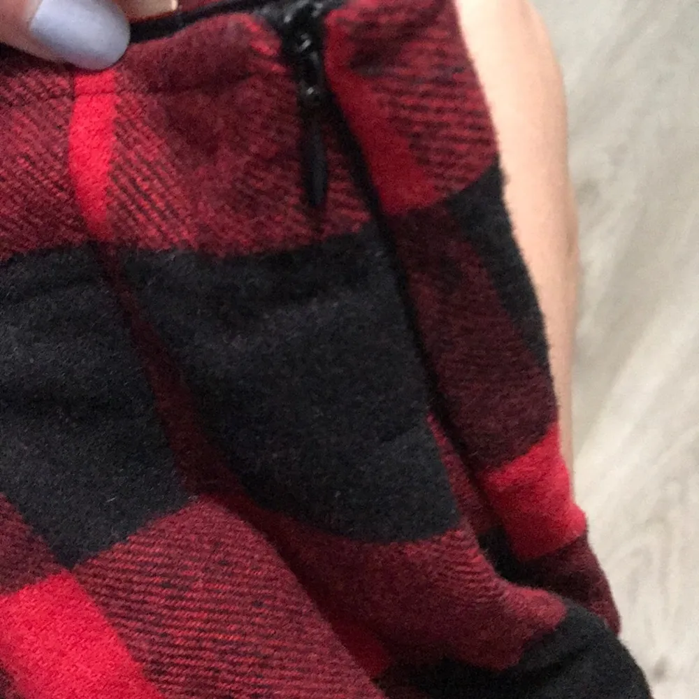 Woolrich Richville Buffalo Plaid Red Black Skirt - Image 6