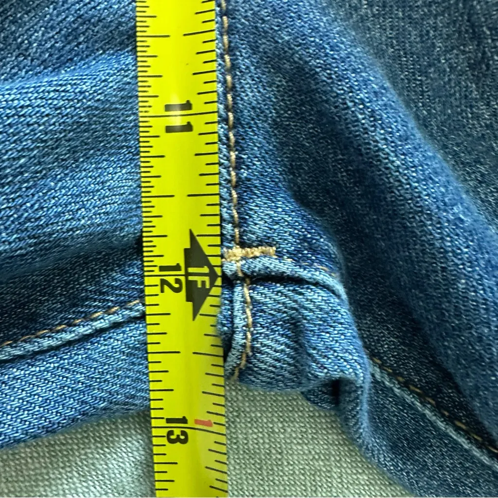 Anthropologie Pilcro Ultra High Rise Wide Leg Cropped Jeans Size 2 - Image 9