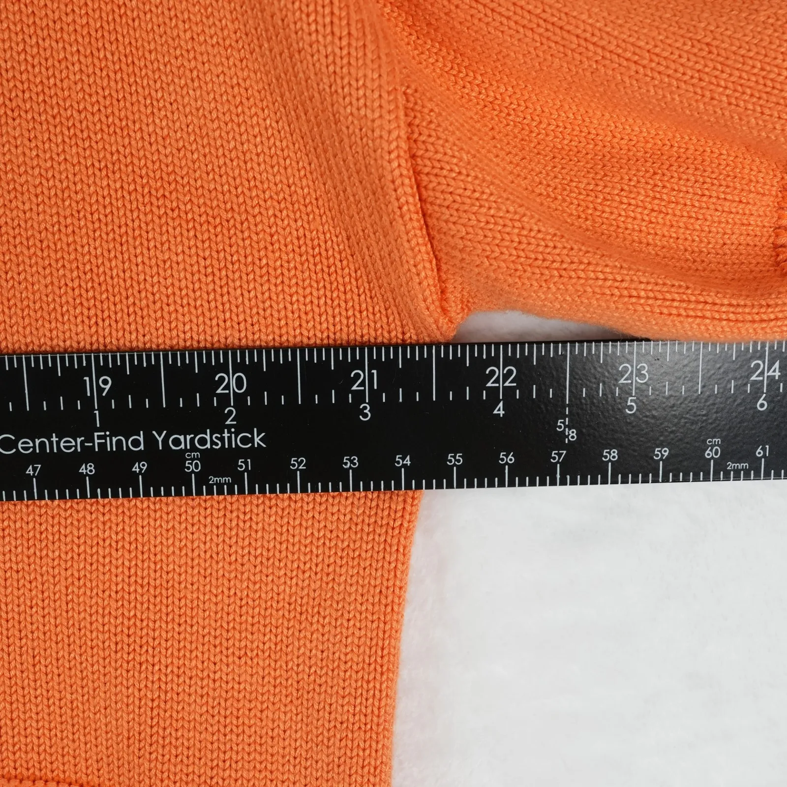 PrettyGarden Sweater Womens XL Orange Knit Short Sleeve V Neck Cottagecore - Image 6