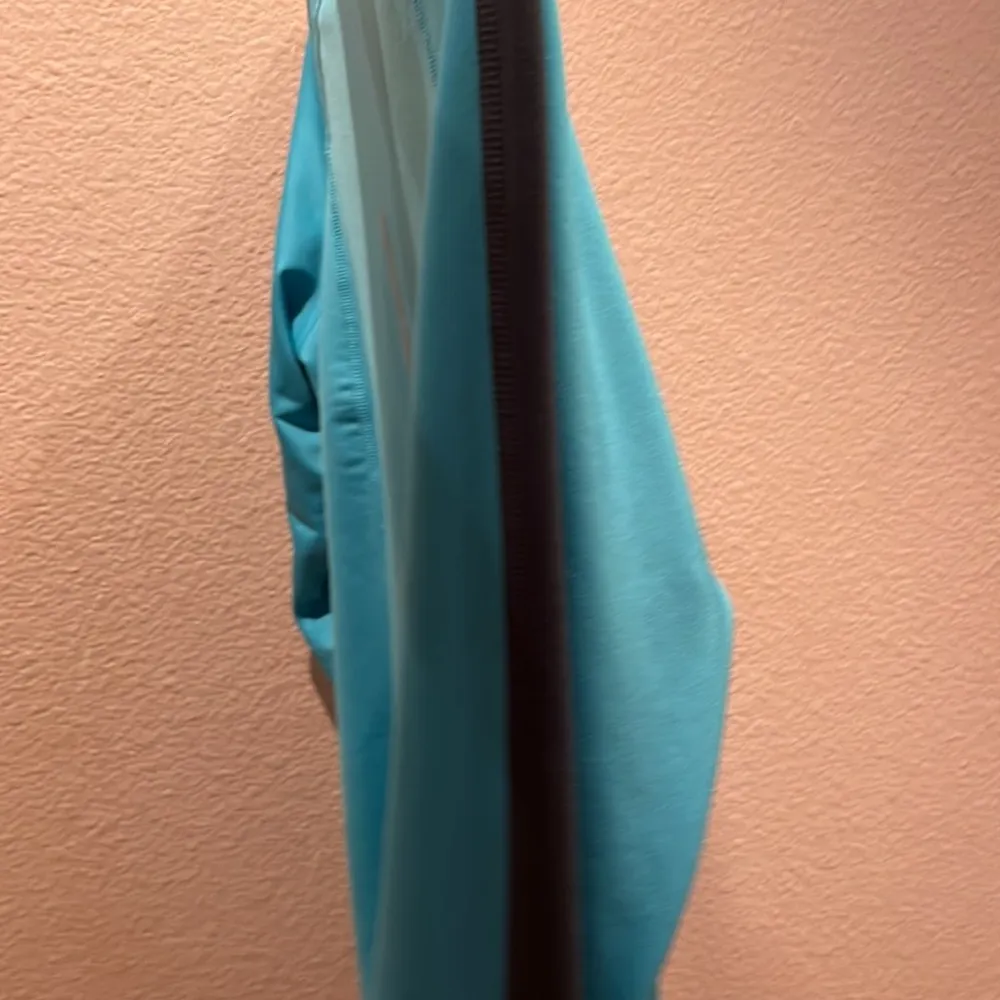Nike  Running Large Turquoise Pullover Zip Up Shirt - Image 7