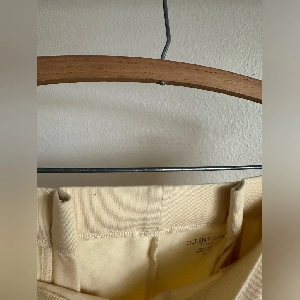 EILEEN FISHER Light Yellow pants. - Image 5