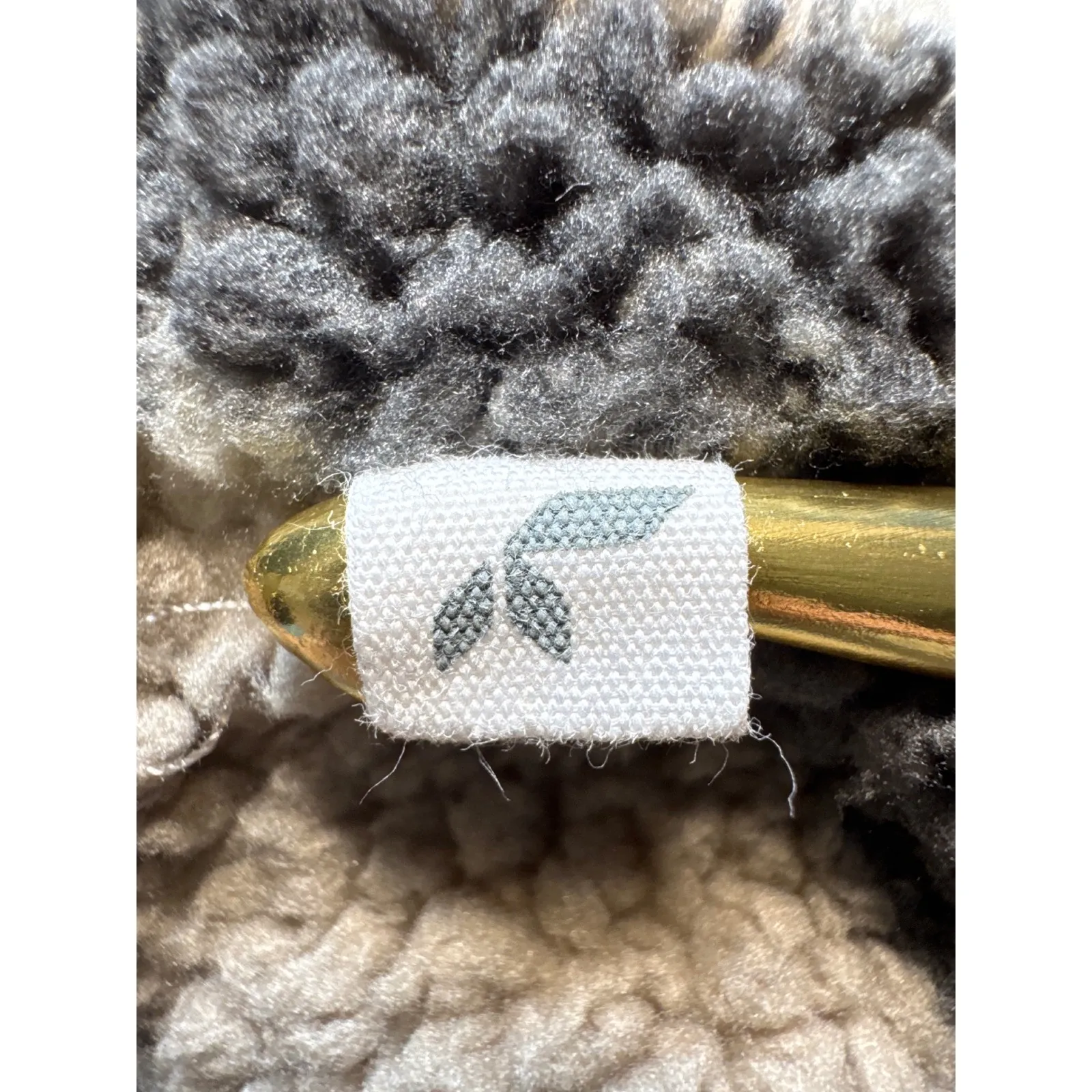 Koolaburra by UGG Plaid Fleece‎ Pullover Quarter Zip Jacket Women's Medium Tan - Image 5