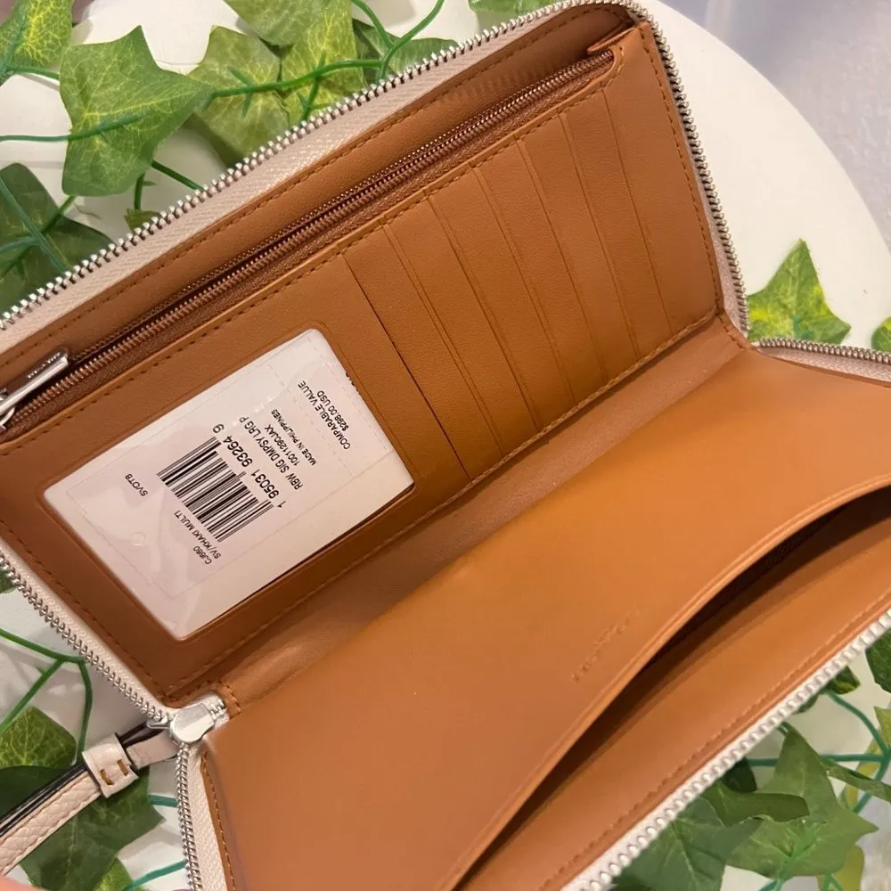 coach Dempsey Large Phone Wallet In Signature Jacquard With Rainbow CJ660 - Image 6