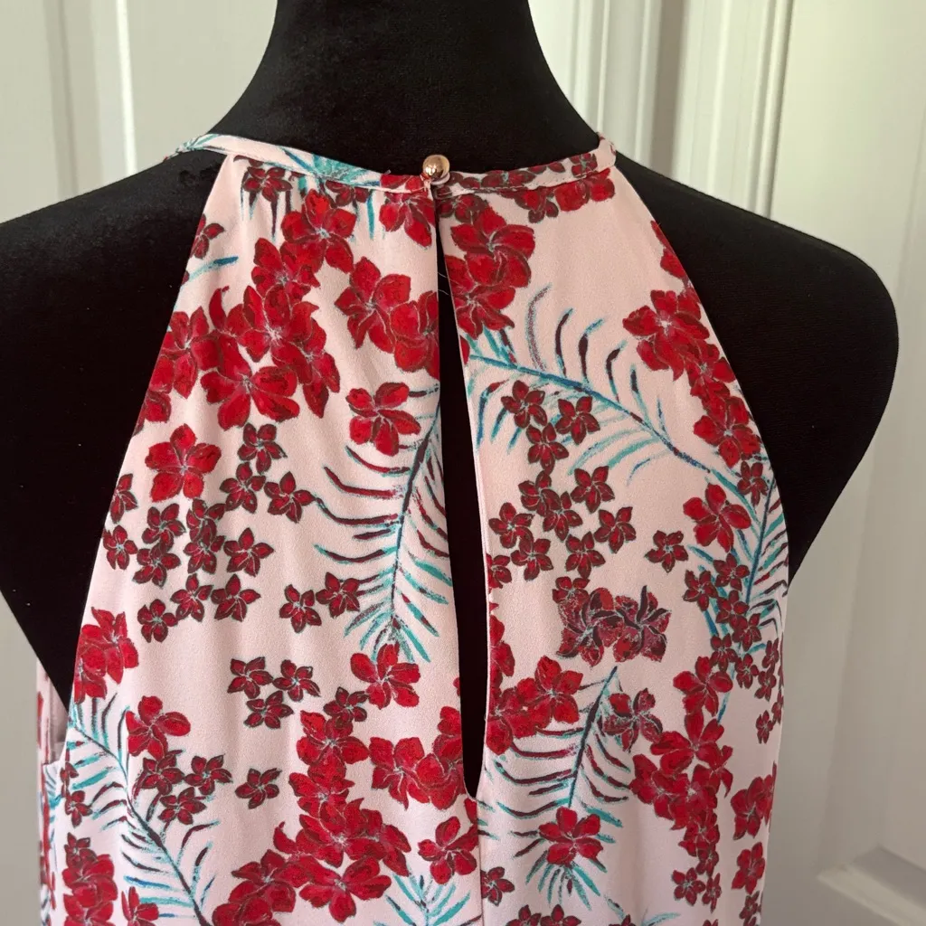 Candie’s NWOT Pink and Red Floral Mini Dress - Image 3