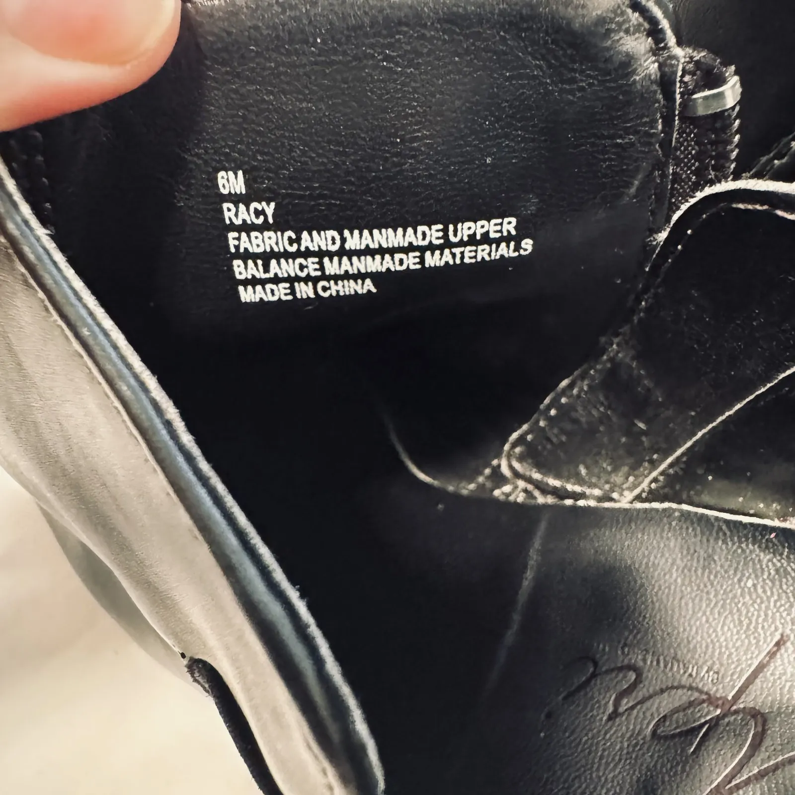 Apri By Italian Shoemakers Boots Womens 6 Black Faux Leather Ankle Booties heels - Image 2