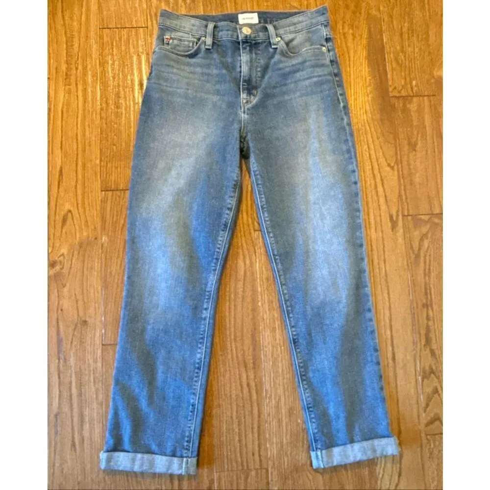 Hudson Blair high rise crop medium wash jeans size 28 - Image 13