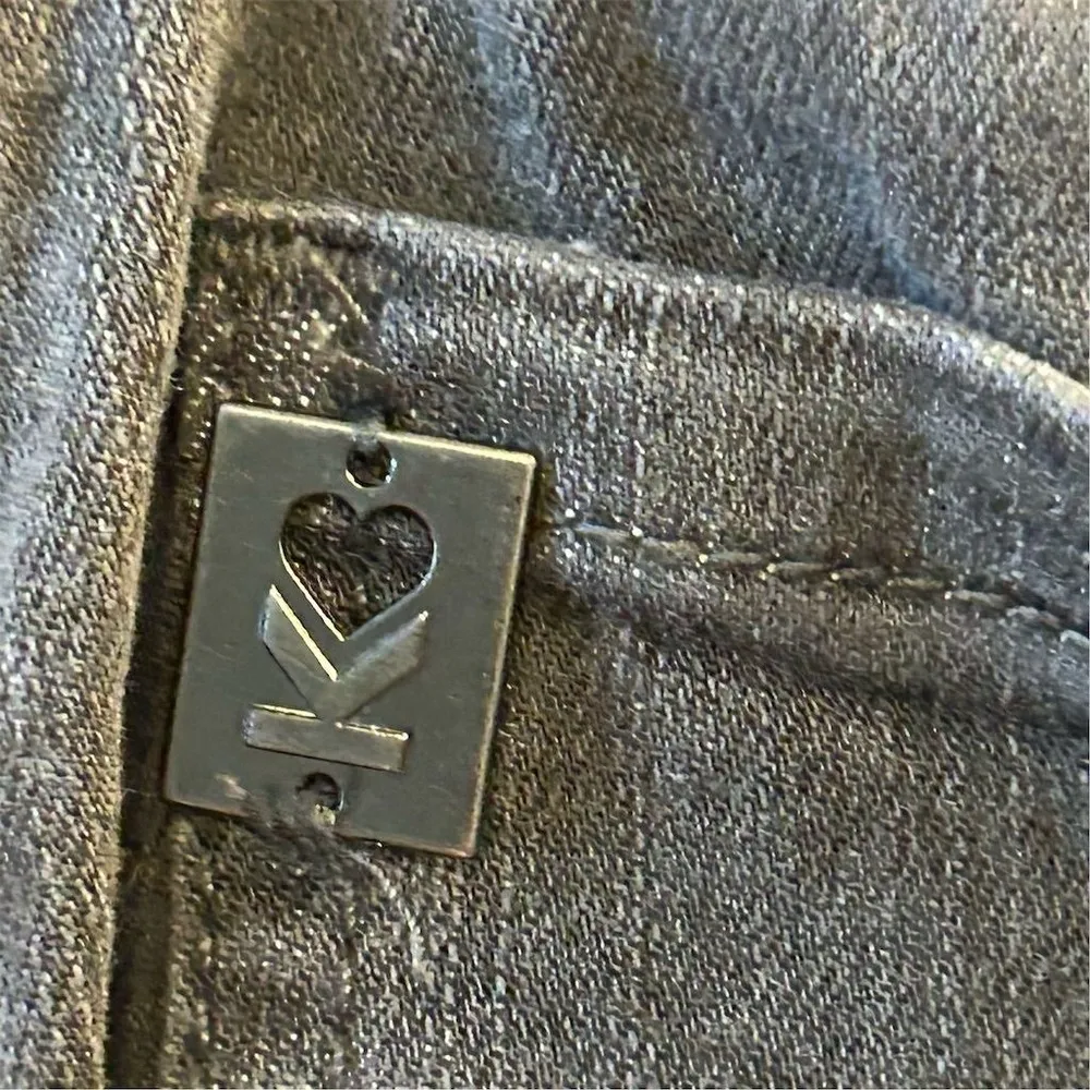 Belle by Kim Gravel Women's High Rise Gray Jeans Size 2 - Image 7