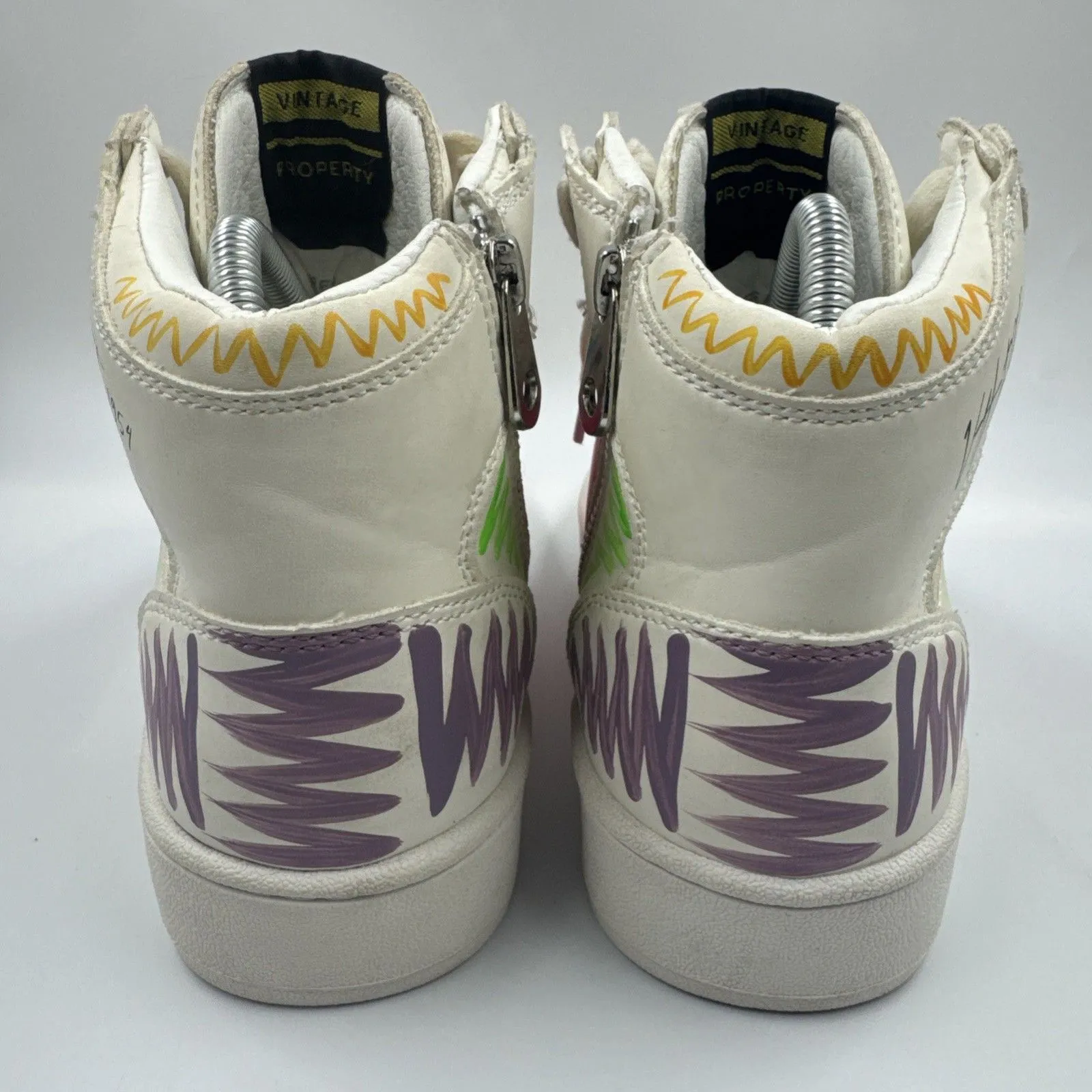 Vintage Havana Dream Multi Swirl High Top Star Sneakers Women’s Shoes Size 8.5 - Image 6