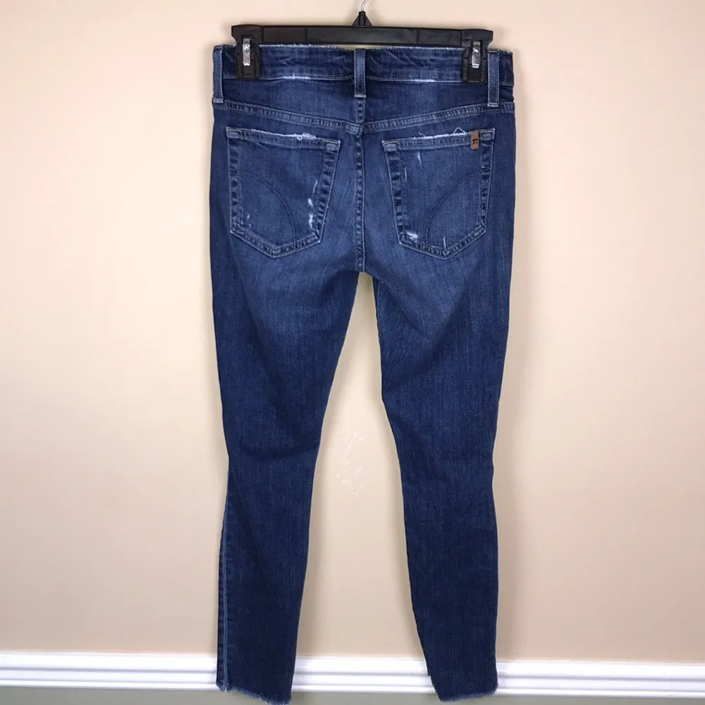 Joe’s Jeans Women’s The Blondie Mid Rise Skinny Ankle Distressed Thrashed Jeans - Image 9