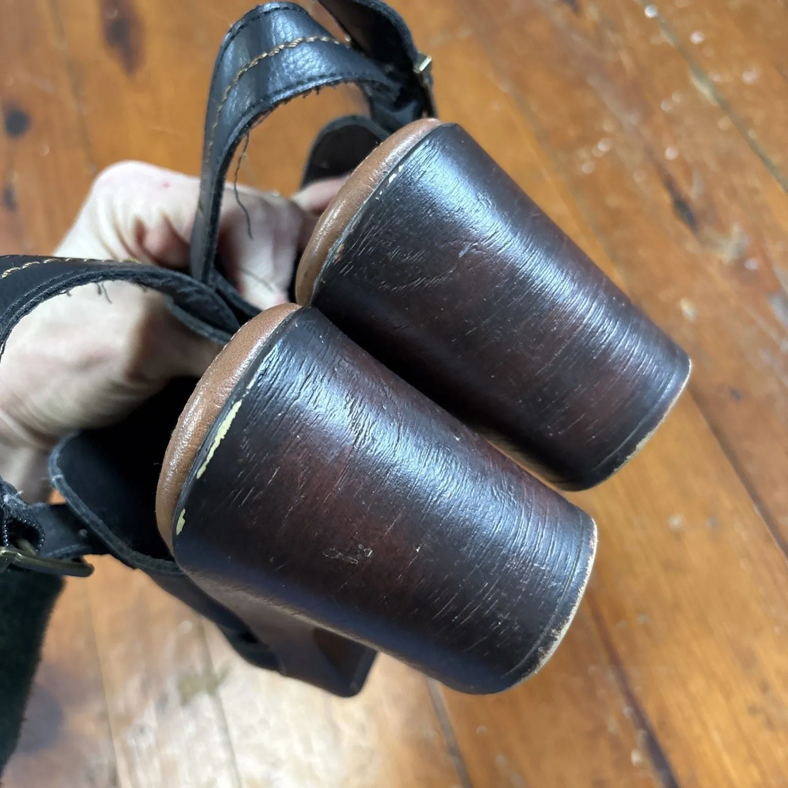 b.o.c Women's Cecila Black Chunky Clogs Y2K 10 M Shoes - Image 4