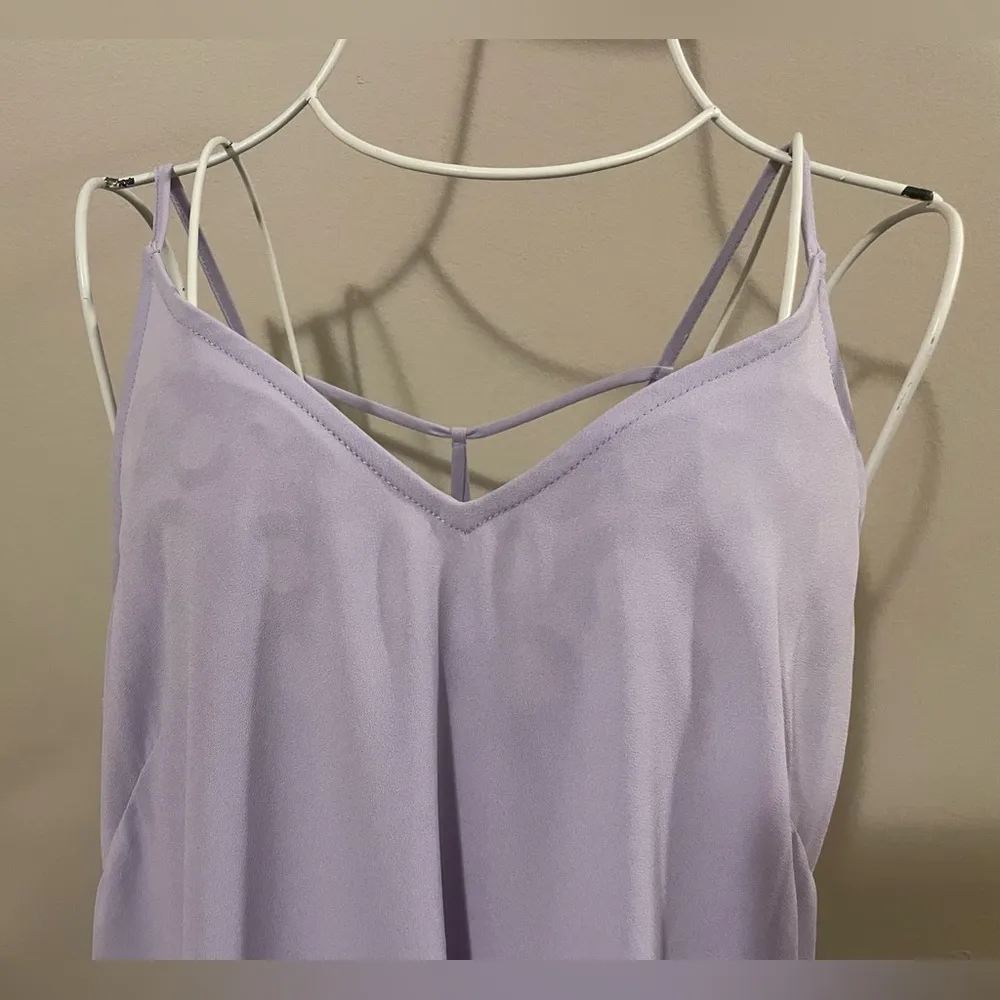 Lush Backless Spaghetti Strap Mini Relaxed-Fit V-Neck Sun Dress - Image 3