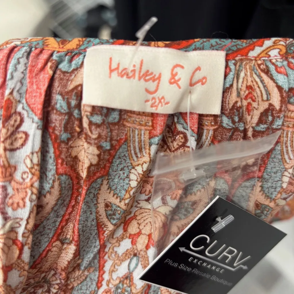 Hailey & Co Boho Mini Dress - New! Size 2X - Image 4