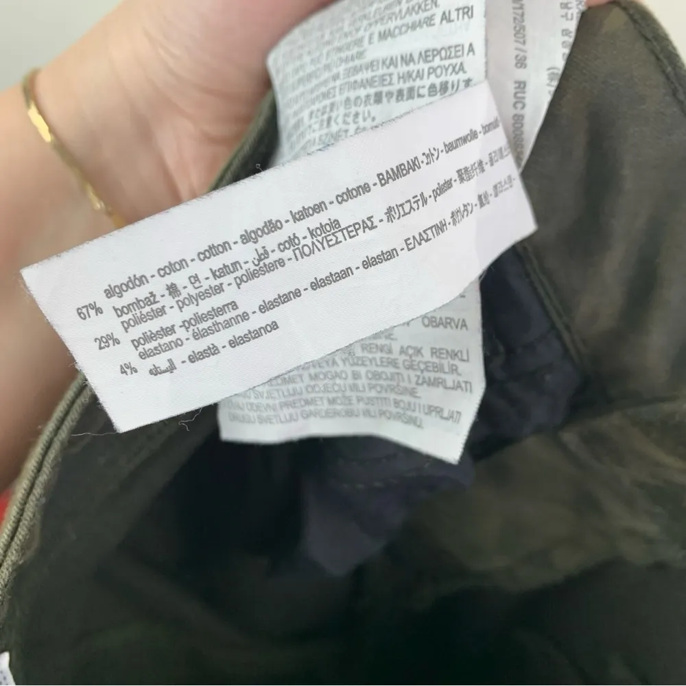 Zara Camo Print Military Skinny Jeans 4 - Image 7