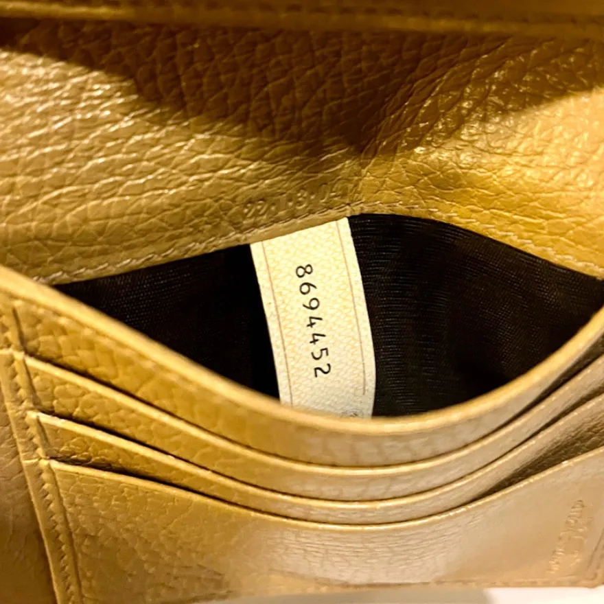 Vintage Hunting World Rugged Nylon & Soft Leather Bifold and Kisslock Wallet Tan - Image 10