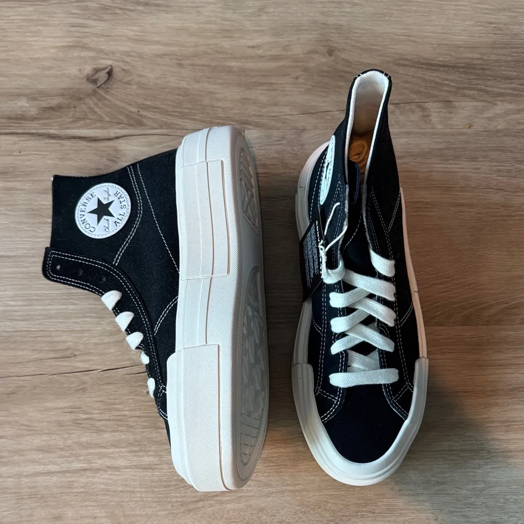 Converse Black Chuck Taylor All Star Cruise Sneakers Tops sz W8.5 M7 - Image 2