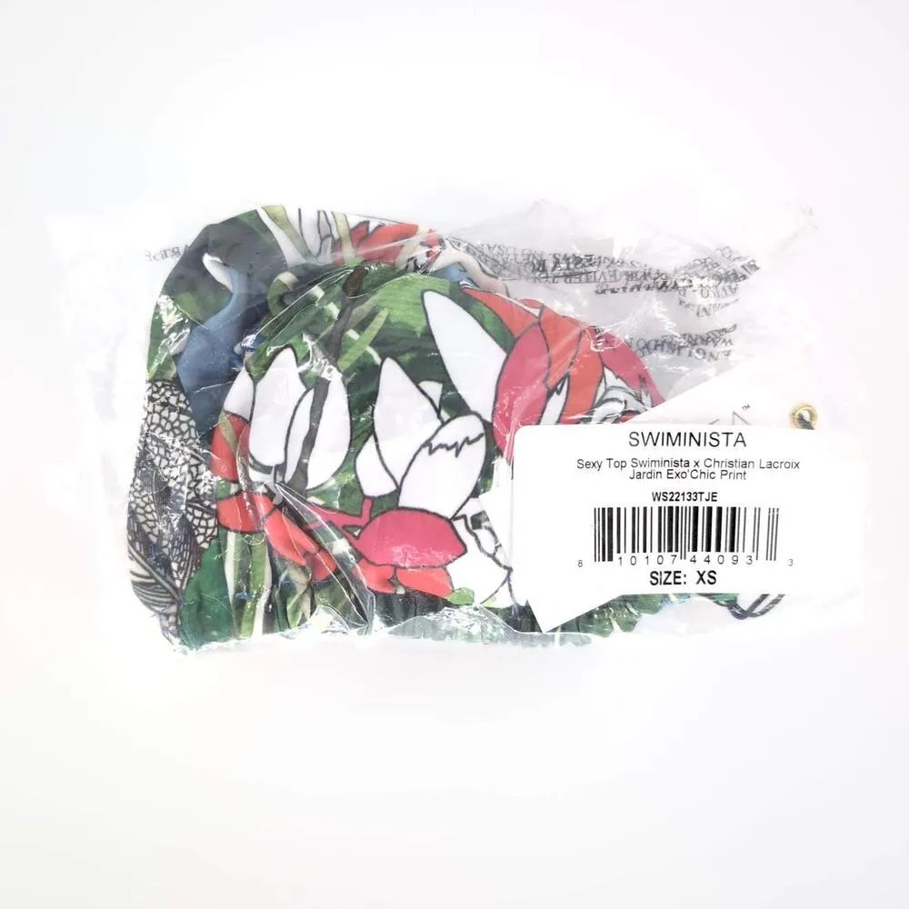 Swiminista x Christian Lacroix Sexy Bikini Top Jardin Exo'Chic - Image 2