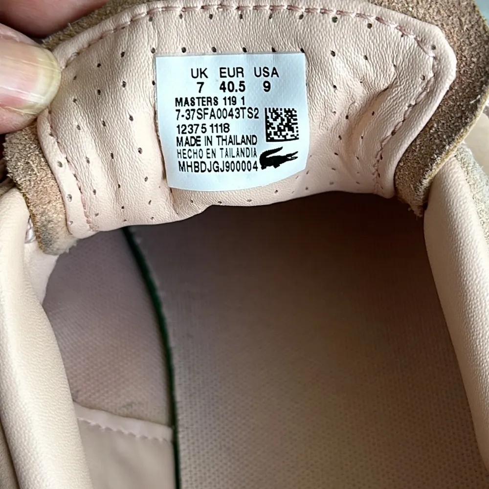 Lacoste
Women Masters 119 1 Lace Up Casual Shoes, Pink Size 9 - Image 6