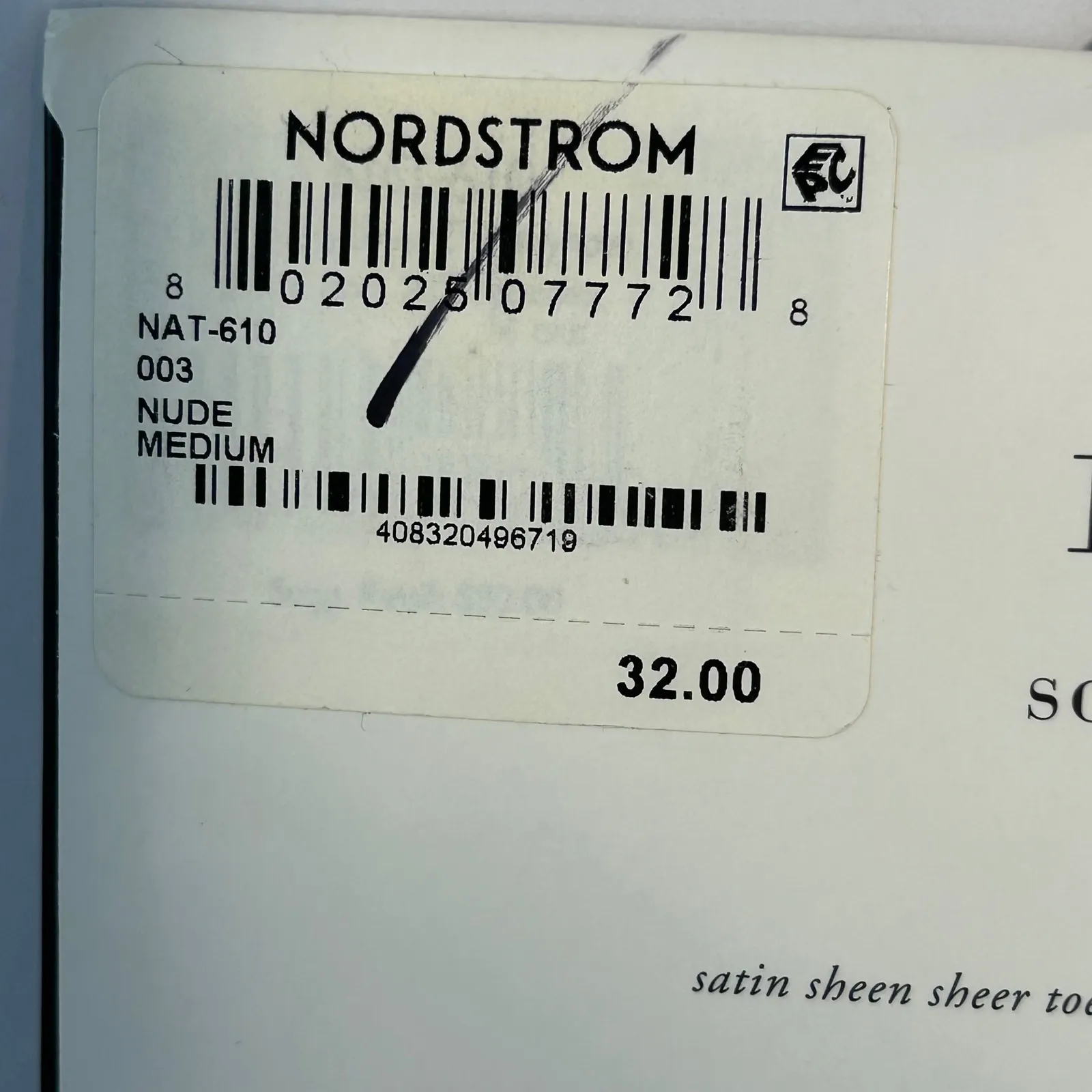 Natori Soft Suede Ultra Sheer Pantyhose Medium Nude 10 Denier Appearance - Image 6