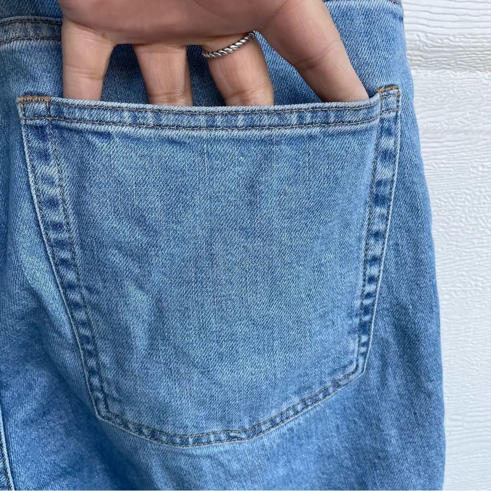 Everlane Womens Cheeky Jean Jeans Blue Denim 5 Pocket Cotton Blend 30 Ankle - Image 8