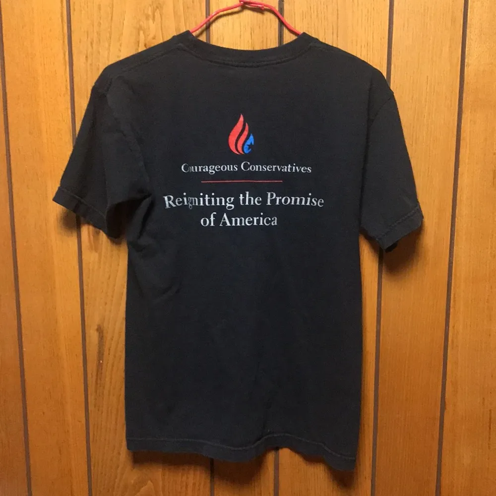 Ted Cruz 2016 Courageous Conservatives Memorabilia Tee Black - Image 2