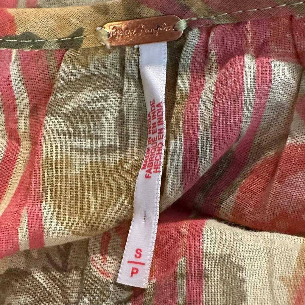 Free People Garden Wonders Maxi Dress Retro 70s Bohemian Floral Size Small NEW - Image 13