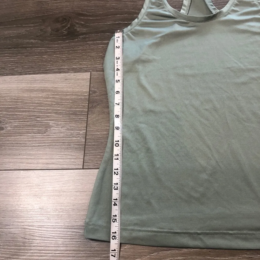 Adidas Green Racerback Womens Athletic Tank Top Size Small - Image 3