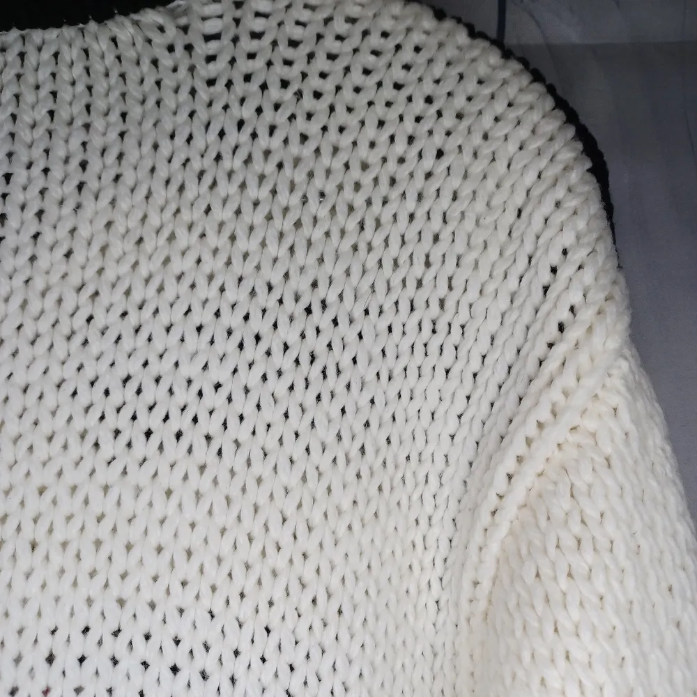 Vintage International Stefano sportswear hand knit car sweater Black Size M - Image 15