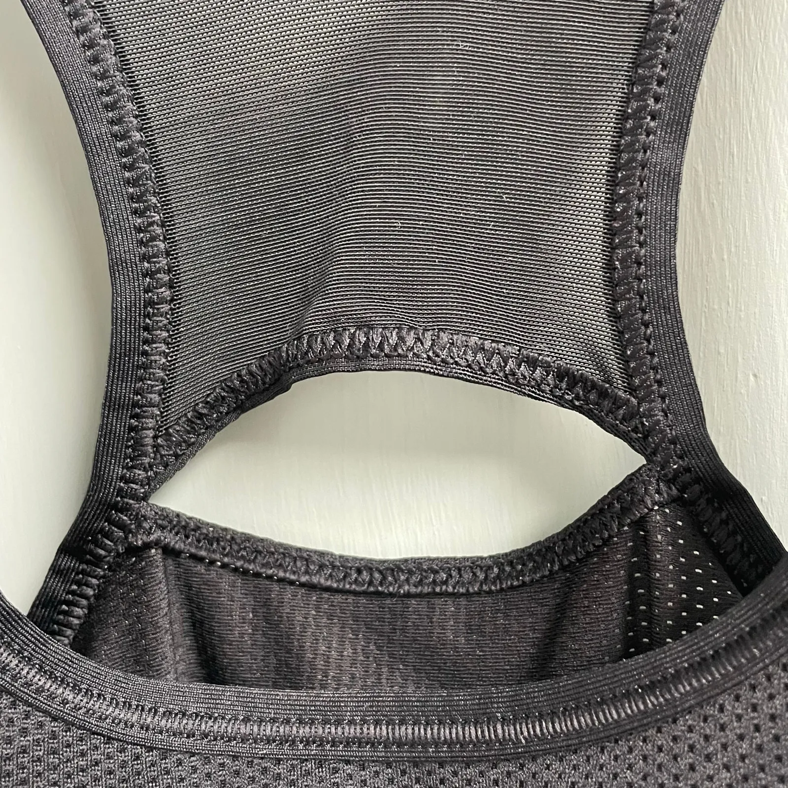 Nike Womens Black Logo Sports Bra Size Small Athletic Athleisure Workout - Image 3