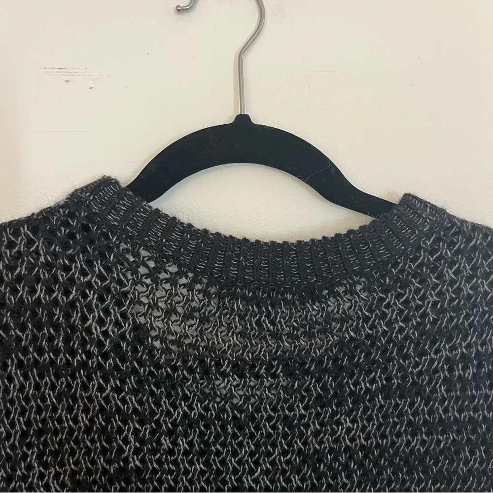 Banana Republic Fringe Crewneck Wool/Alpaca Blend Knit Sweater - Image 10