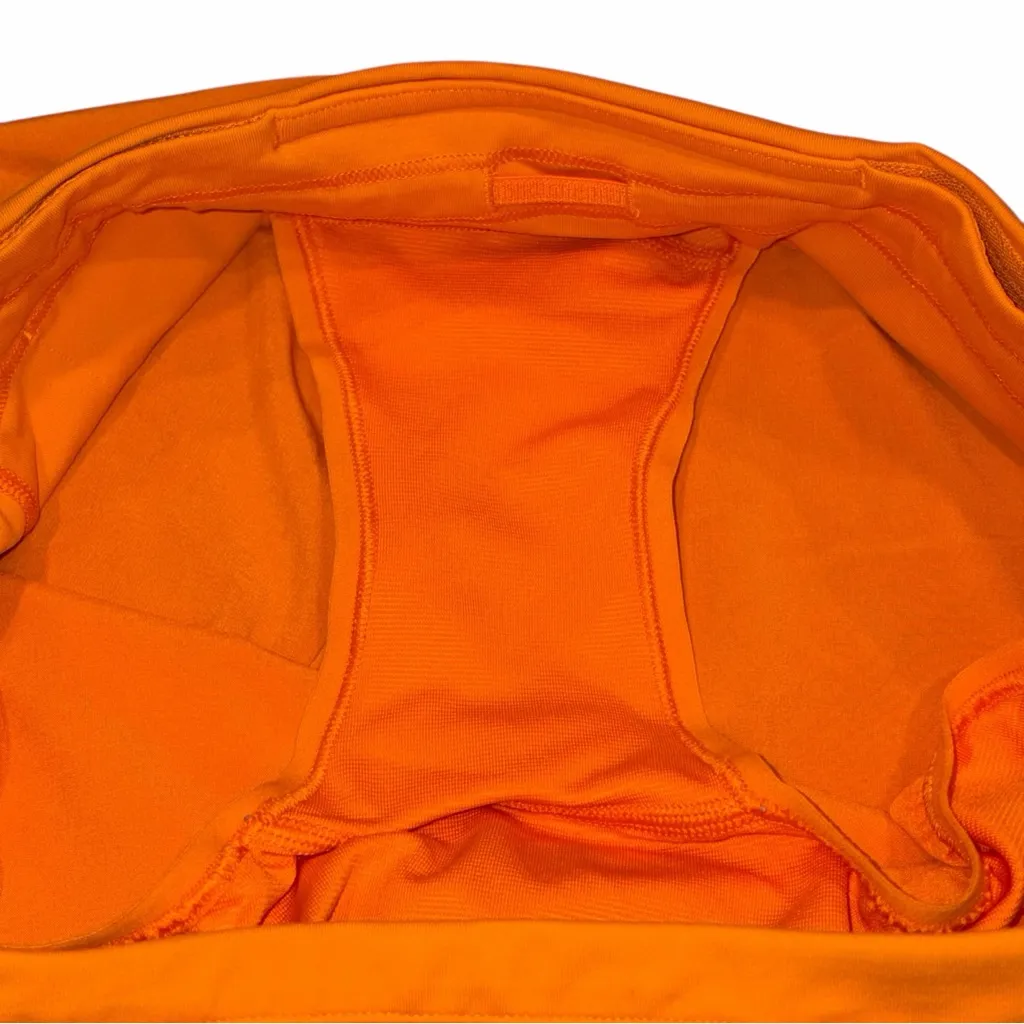 Lululemon Vivid Amber Orange Run Times Shorts II 4” size 6   W7AK0S - Image 6