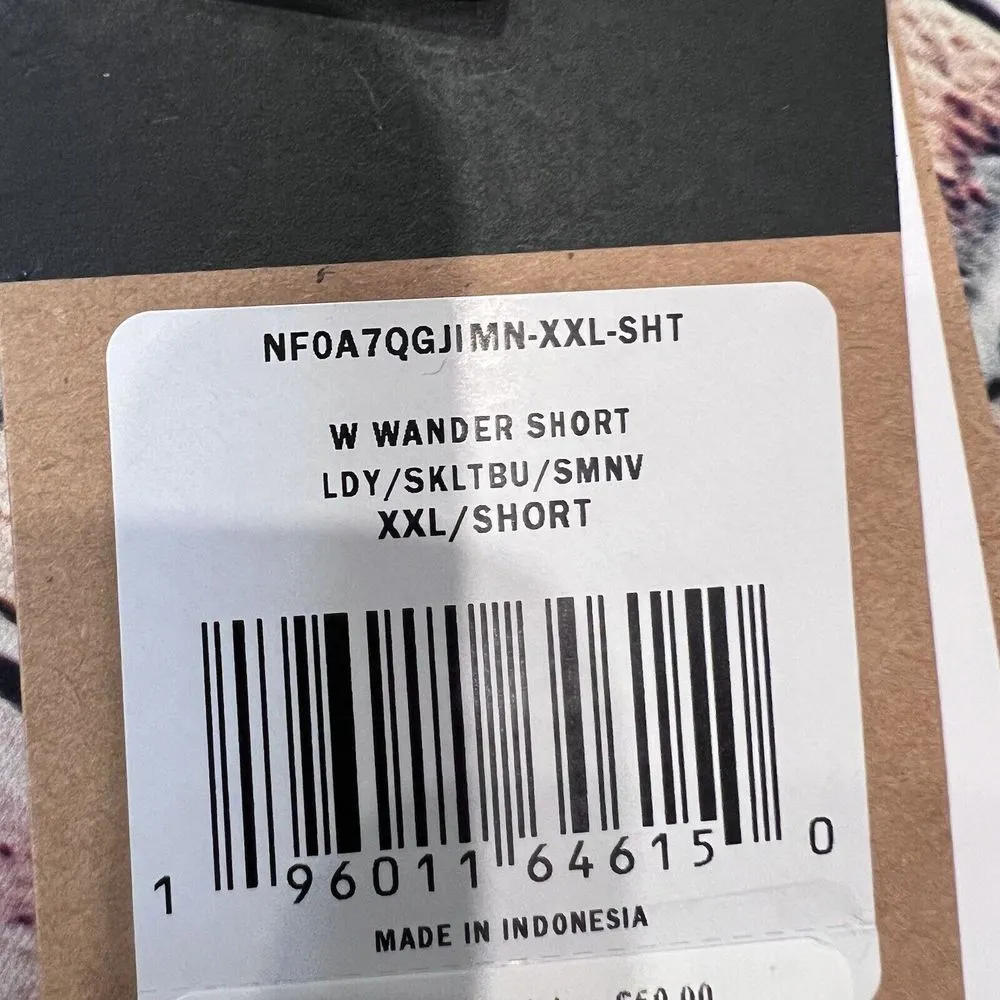 The North Face Women's Wander‎ Shorts Green Light Blue 2XL Short NEW - Image 6