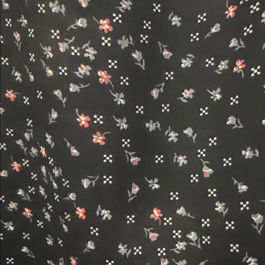 Vtg 90’s Reversible Floral Print Black Sleeveless Summer Dress‎ Women’s Size M/L Size L - Image 8